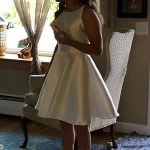 Alyce Paris white dress